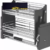 Giá chén bát nâng hạ di động 2 tầng R014-700